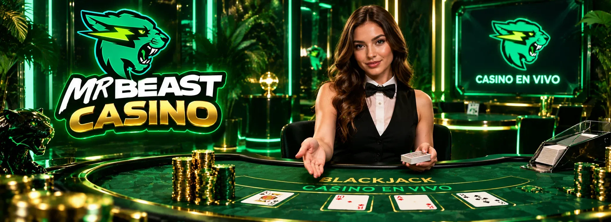 Mesas en vivo de Evolution y Pragmatic Play Live en MrBeast Casino